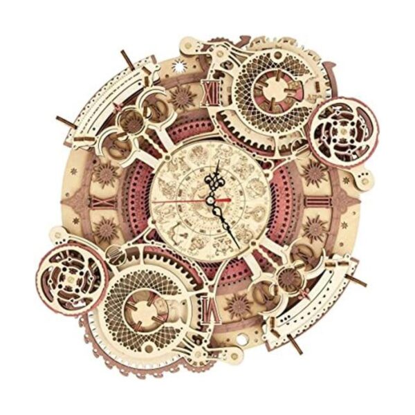 ROKR Reloj de rompecabezas de madera 3D modelo de 12_1