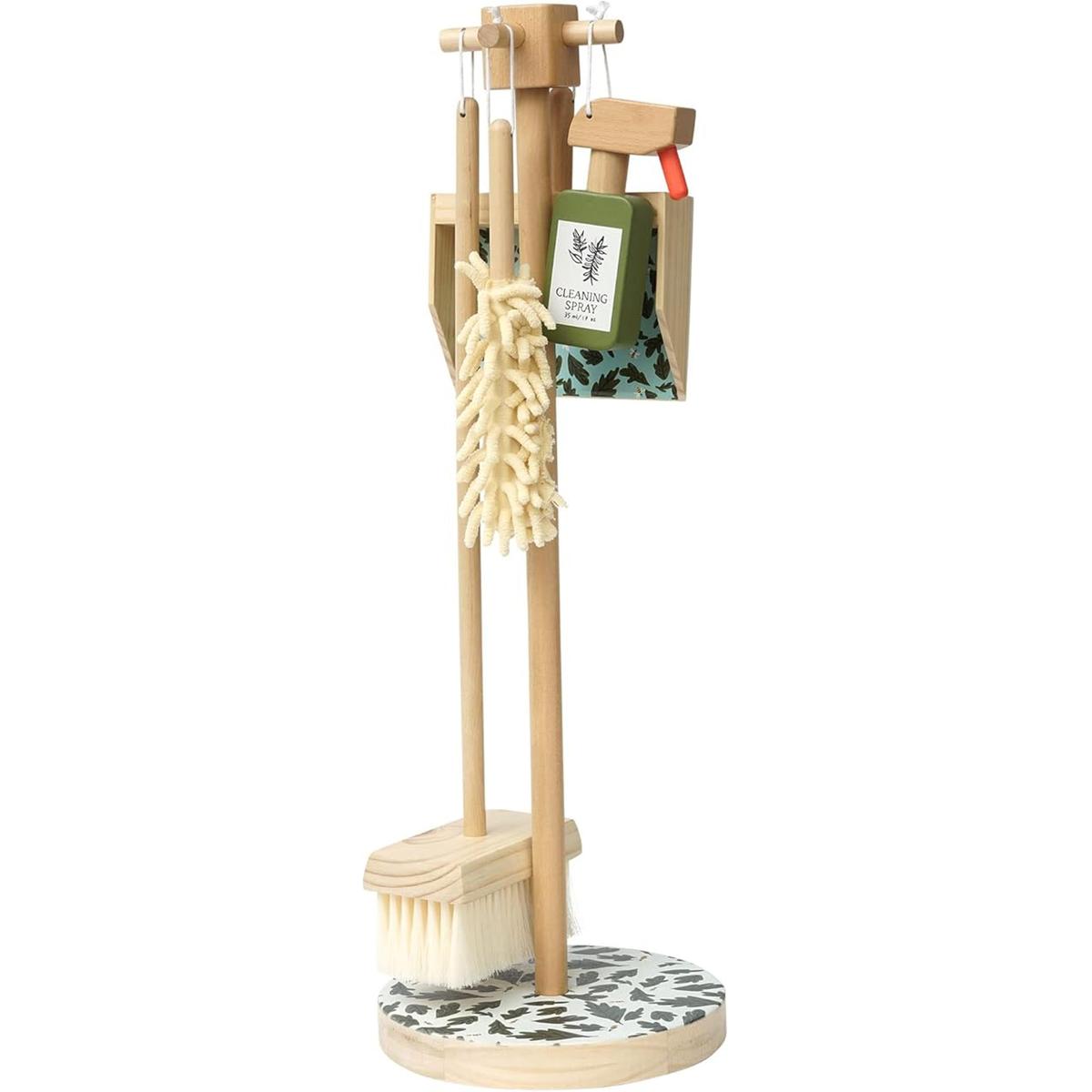Manhattan Toy Juego de limpieza decorativo de madera de 5