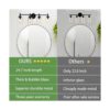 Berliget Luces de tocador de baño negras con 4 luces_2