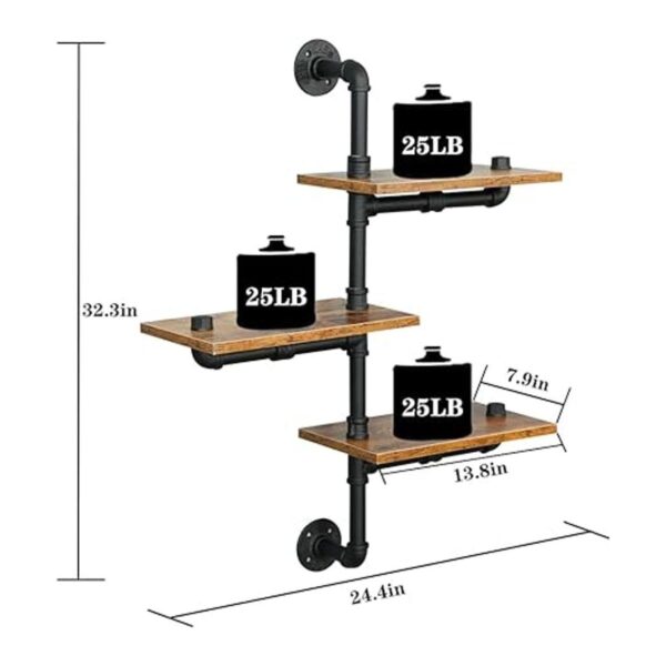 HEONITURE Estantería industrial para tuberías estantes