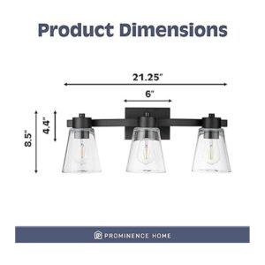 Prominence Home Fairendale 3 luces de tocador de baño