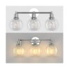 Espird 3 luces de pared para tocador de baño cromado_2