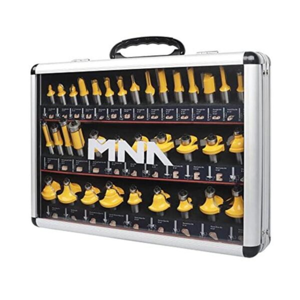 MNA Juego de 35 brocas para router de 12 pulgadas 35