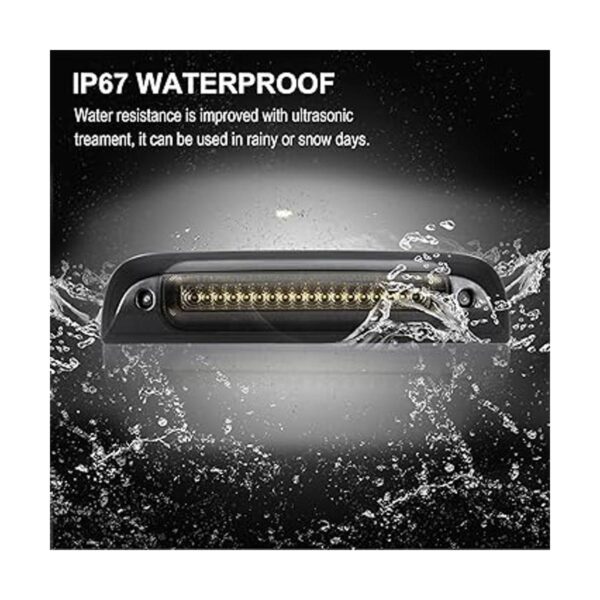 Luces de freno LED estroboscópicas estilo F1 para_2