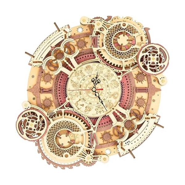 ROKR Reloj de rompecabezas de madera 3D para adultos kits_2