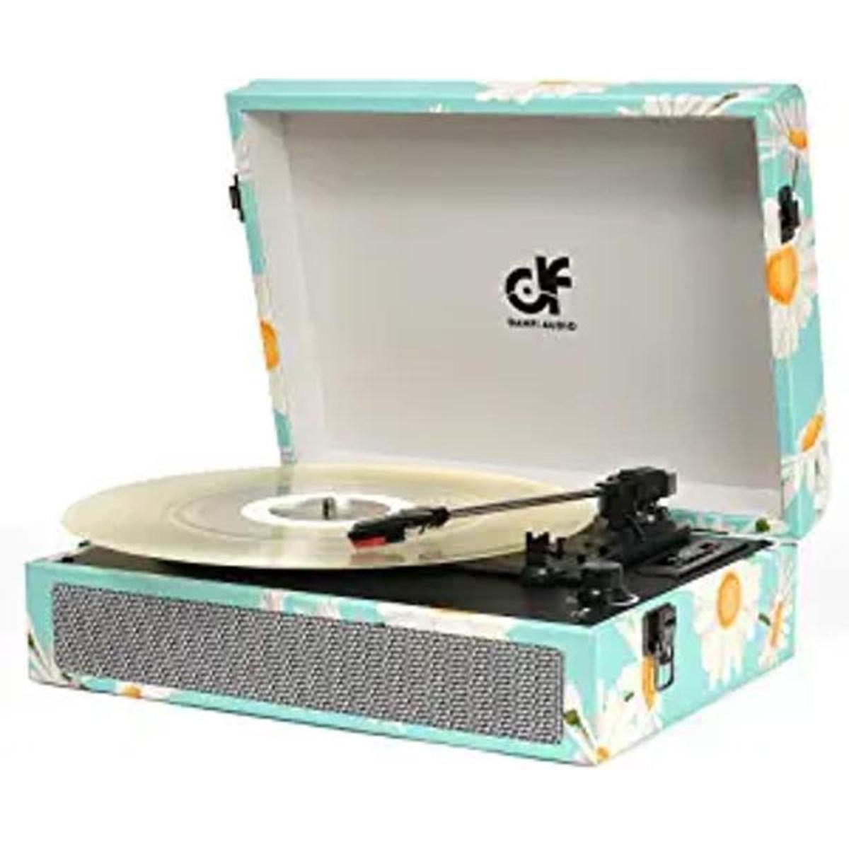 Reproductor de discos de vinilo Bluetooth con altavoces