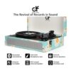 Reproductor de discos de vinilo Bluetooth con altavoces_5