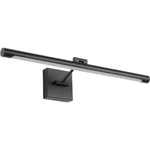 Joosenhouse Lámpara LED de 24.4 pulgadas color negro