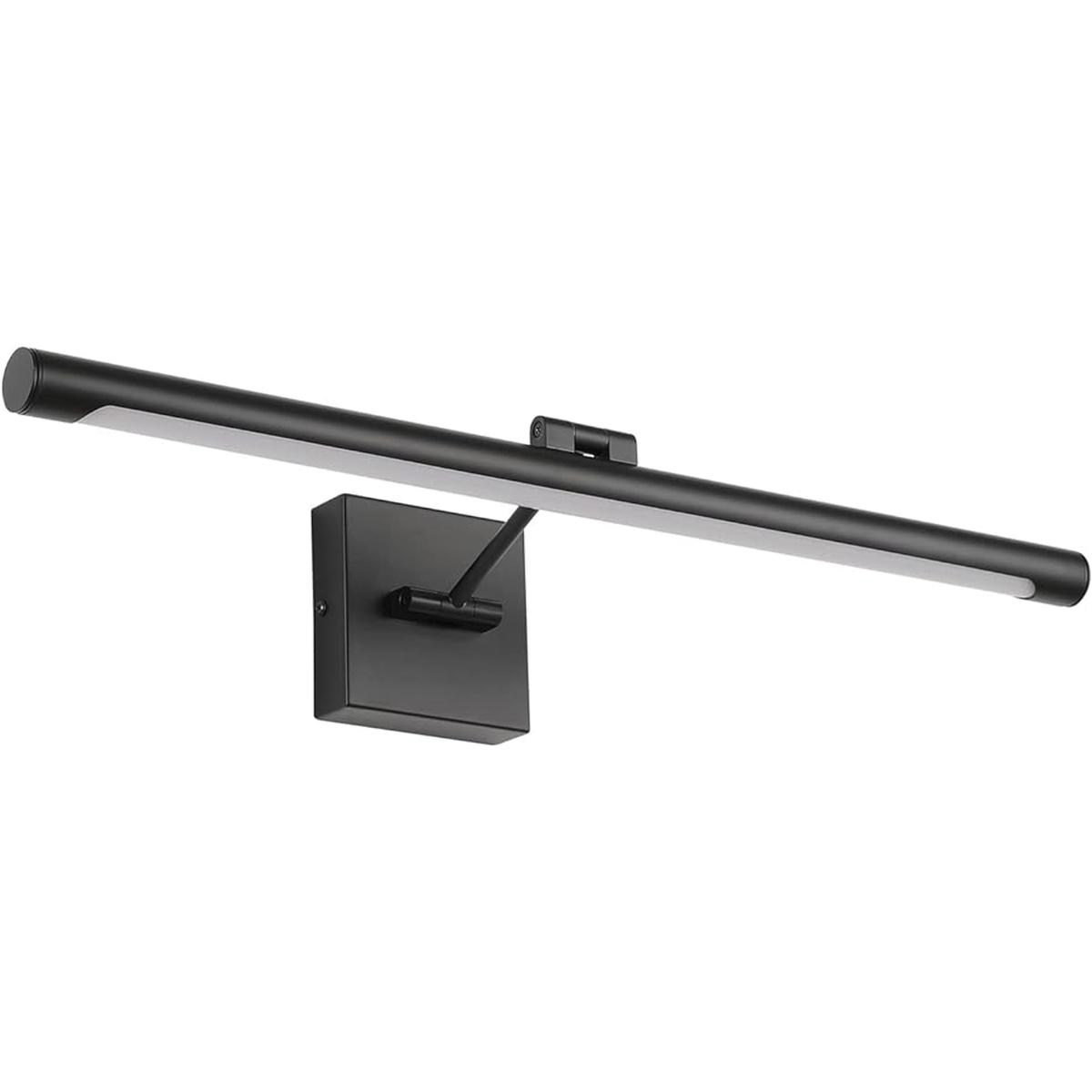 Joosenhouse Lámpara LED de 24.4 pulgadas color negro