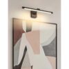 Joosenhouse Lámpara LED de 24.4 pulgadas color negro