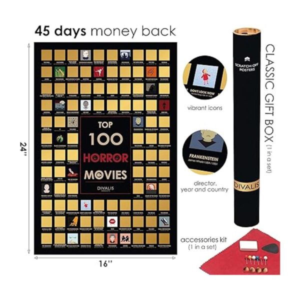 Juego de regalo 3 en 1 100 mejores pósteres de_3