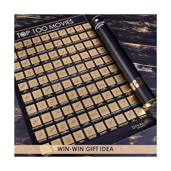 Juego de regalo 3 en 1 100 mejores pósteres de_5