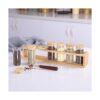 KKC HOME ACCENTS Juego de 6 tarros de especias de vidrio_3