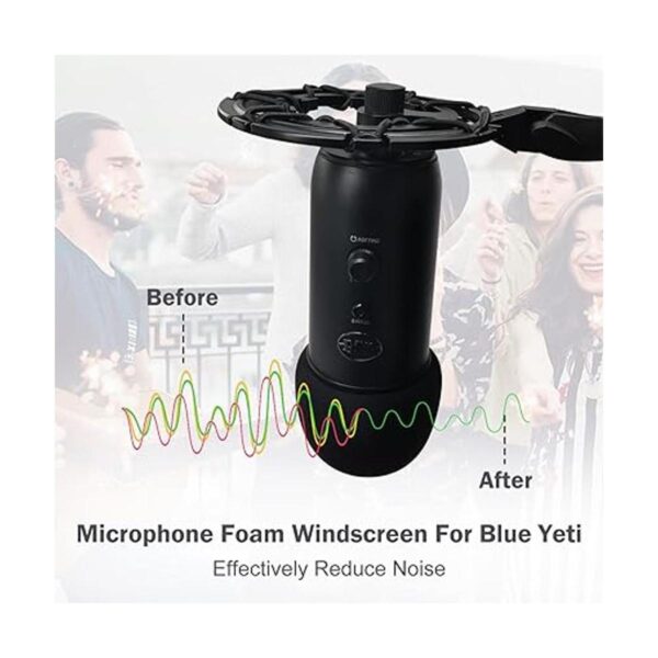 Boseen Soporte de brazo de micrófono para Yeti azul con_4
