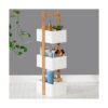 HoneyCanDo 3Tier Storage Caddy BTH08790 Natural 30 lbs_1