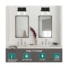 QueeuQ Lámpara de tocador de baño de 2 luces iluminación_2