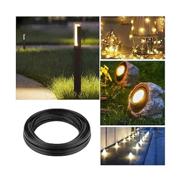 GREATIDE Cable de iluminación de paisaje de bajo voltaje_3