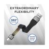 Cable USB C ultra corto Cable de carga rápida USB a USB C_3