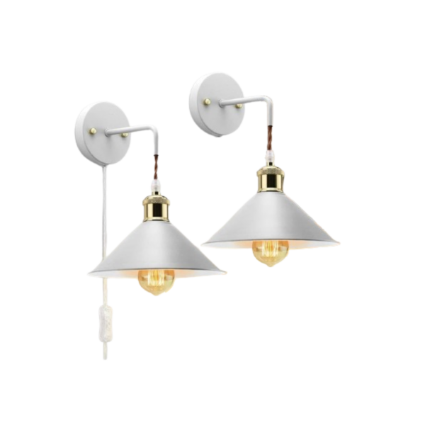 Plug in Wall Sconces 2PACK Wall Lamp with Plug in Cord_1