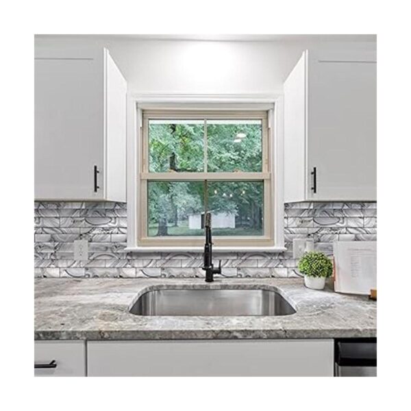 Kieacia Azulejos para salpicaduras de cocina de 10 hojas