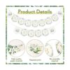 Greenery Pancarta de bienvenida para baby shower hojas_2