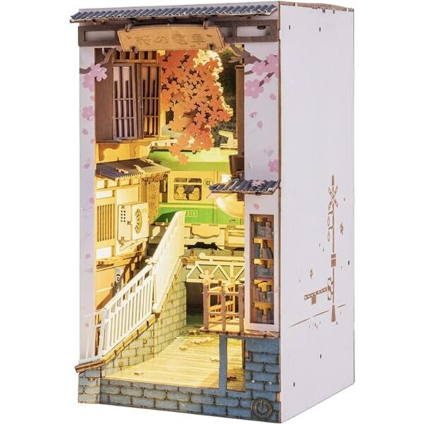 Rowood Kit de rincón de libros decoración de estantería_1