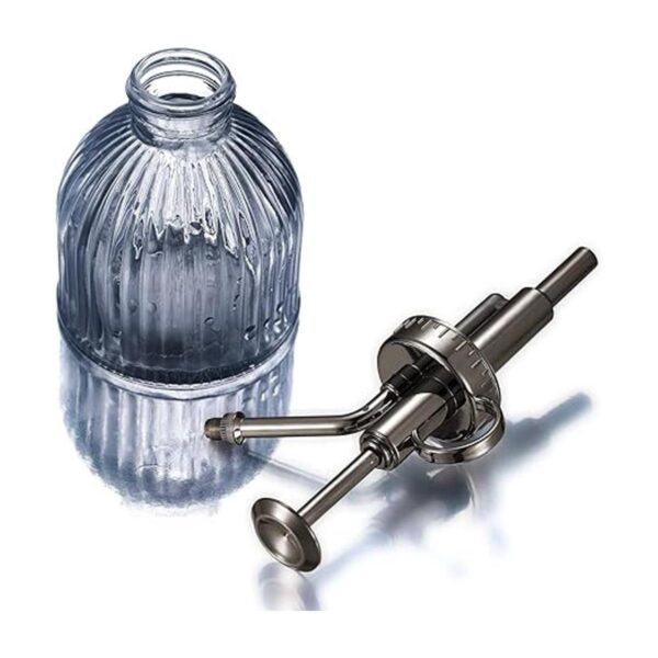 Ebristar Botella de cristal para plantas con pulverizador
