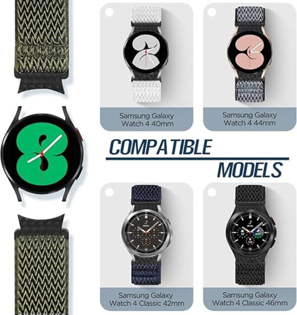 Paquete de 5 correas sin huecos compatibles con Samsung_3