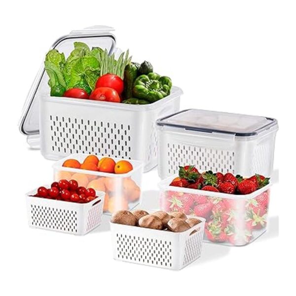Fruit Storage Containers For Fridge Organizer Vegetable_1