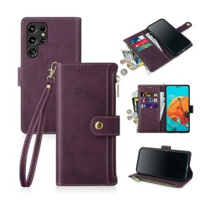 Antsturdy Funda tipo cartera para Samsung Galaxy S22 Ultra_1