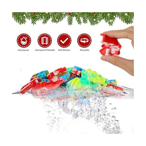 JDSTY Paquete de 32 juguetes para la ansiedad de Navidad_3