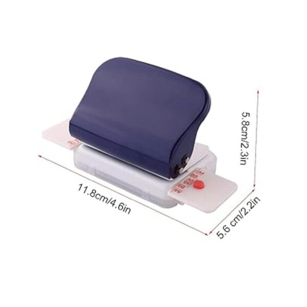 Leepesx Perforadora de papel de hojas sueltas para