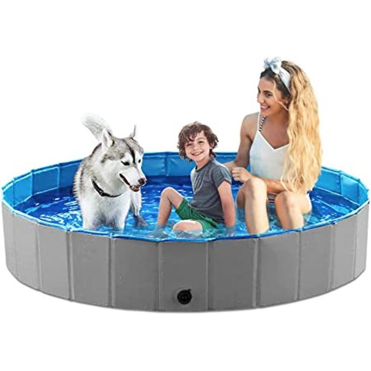 Jasonwell Piscina plegable para perros y mascotas piscina