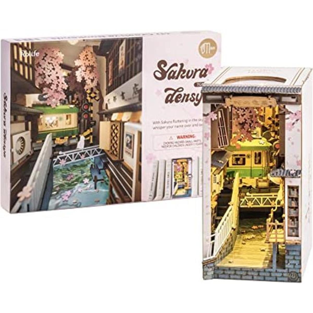Rolife Kit de rincón de libros LED soporte decorativo