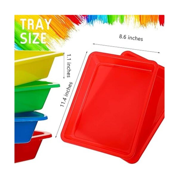 Jetec Bandeja de plástico para actividades infantiles