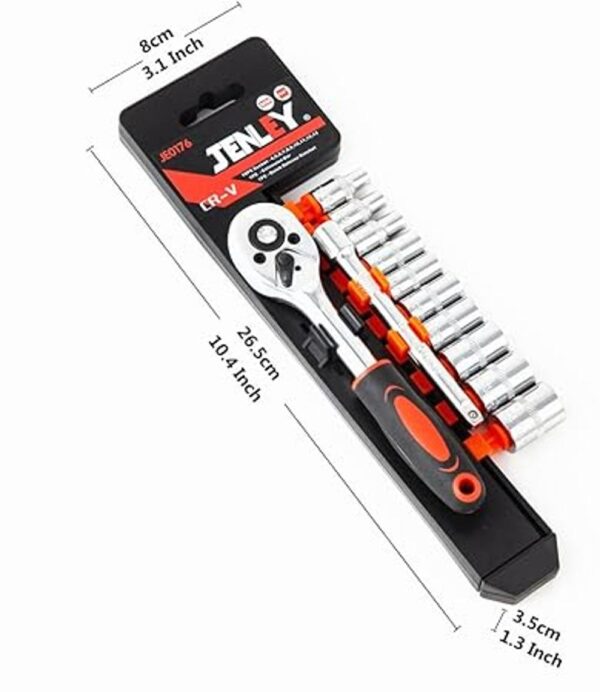JENLEY Juego de llaves de trinquete de 14 pulgadas kit_3