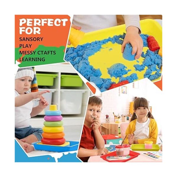 Jetec Bandeja de plástico para actividades infantiles