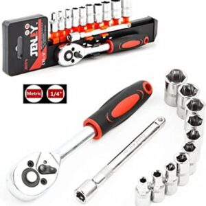 JENLEY Juego de llaves de trinquete de 14 pulgadas kit_1