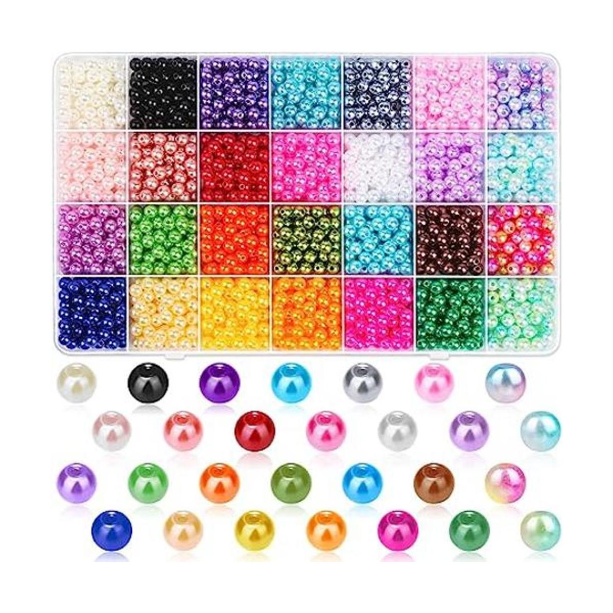 Cludoo Cuentas de perlas para hacer joyas 2000 cuentas