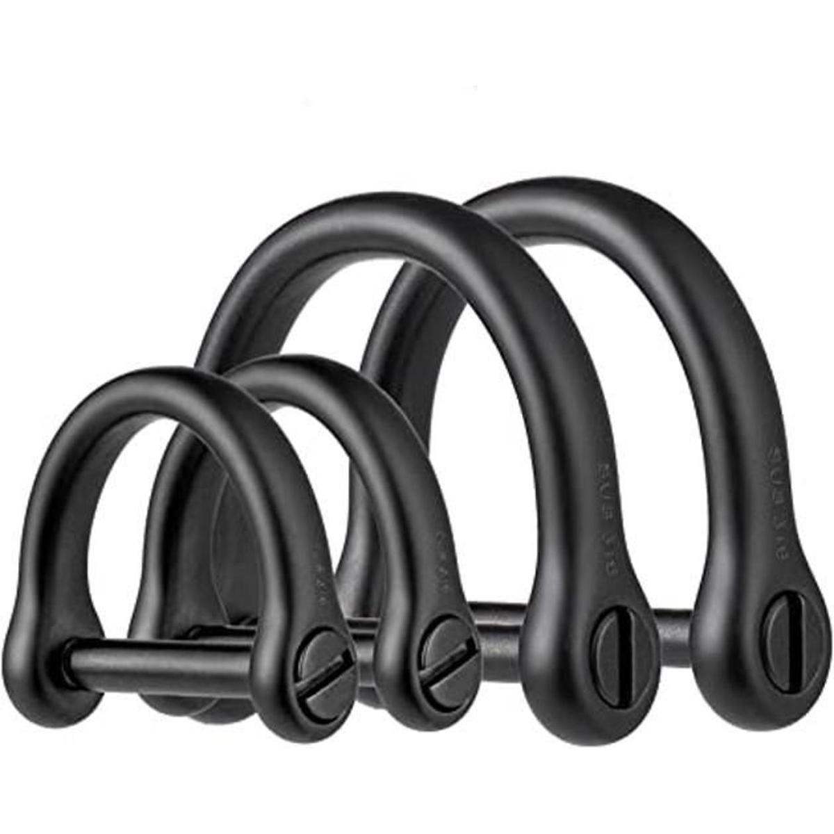 FEGVE Llavero de metal de acero inoxidable 316 para