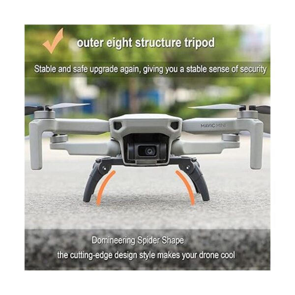 Owoda Tren de aterrizaje plegable para DJI Mini 2 Drone_5