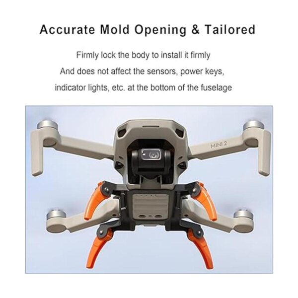 Owoda Tren de aterrizaje plegable para DJI Mini 2 Drone_4