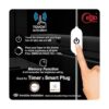 Luz LED para debajo del gabinete con cable ajustable_3