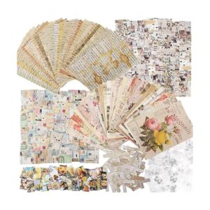 Juego de 300 piezas de suministros vintage para álbumes de