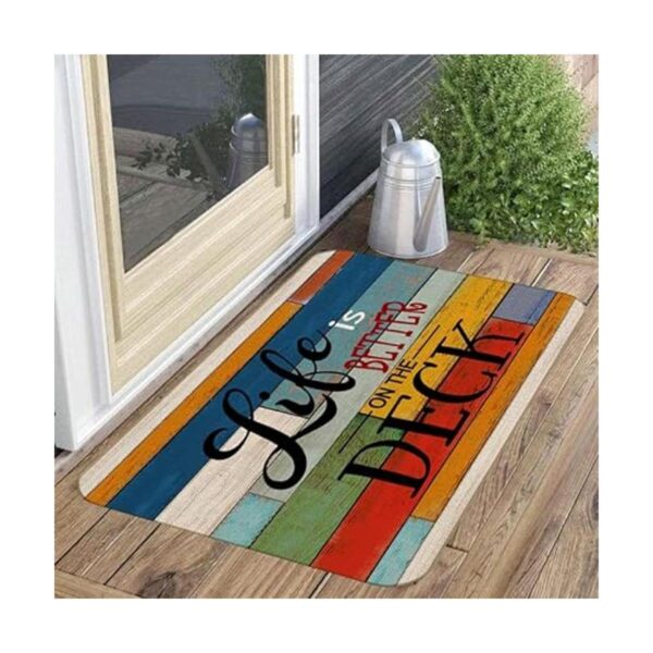 Like is Better On The Deck Tapete para puerta con_3