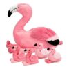 Juguetes de peluche de flamenco de 21 pulgadas con 4