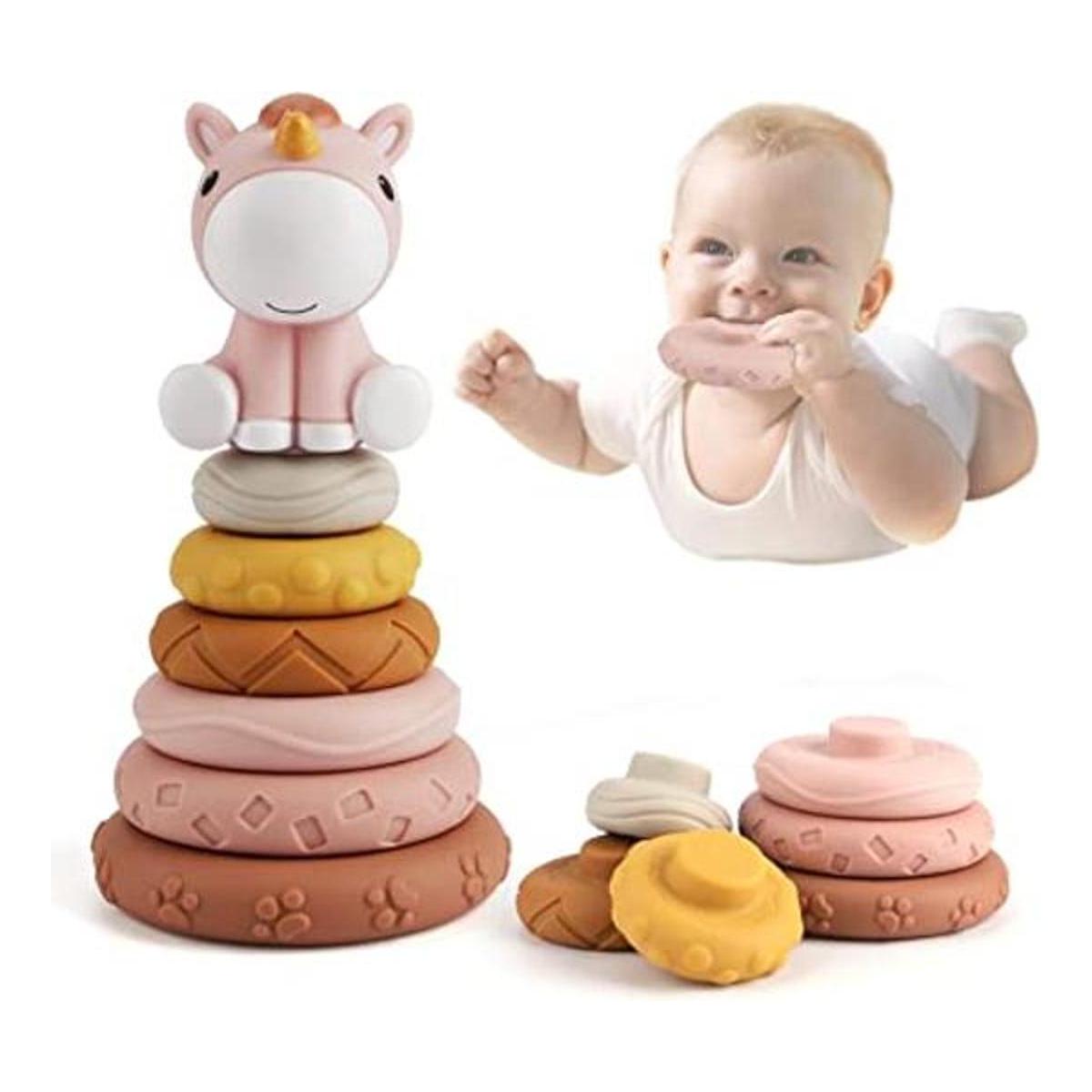 Nueplay 7 juguetes de bebé apilables y anidados juguetes