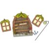 Cliocoo Puerta de hadas y ventanas para árboles gnomo que_6