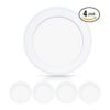 ECOELER Luces de disco de techo LED regulables de 6_1