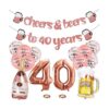 Decoraciones de cumpleaños número 40 para mujer